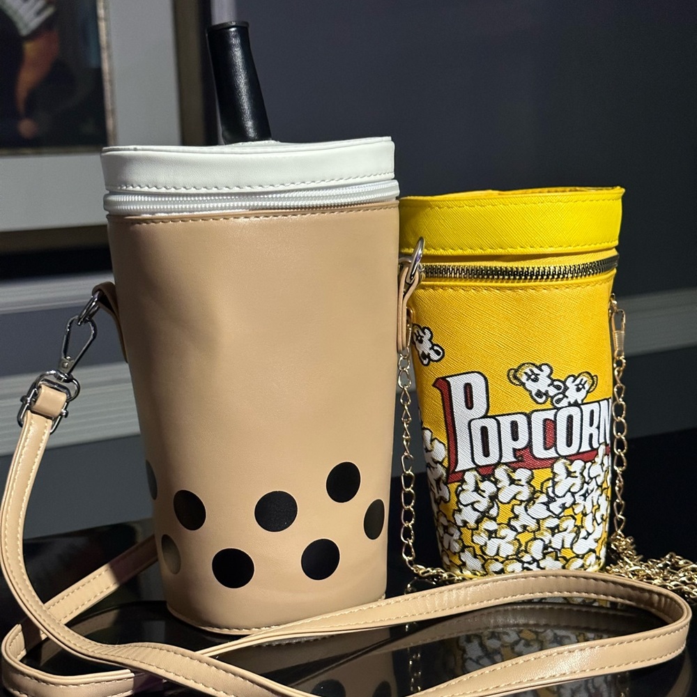 Bundle✨Bobba Shape bag and Popcorn shaped bag
